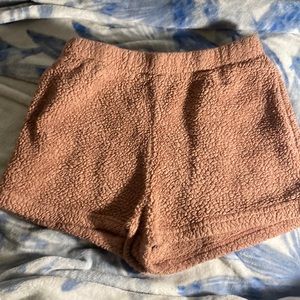 Fuzzy shorts